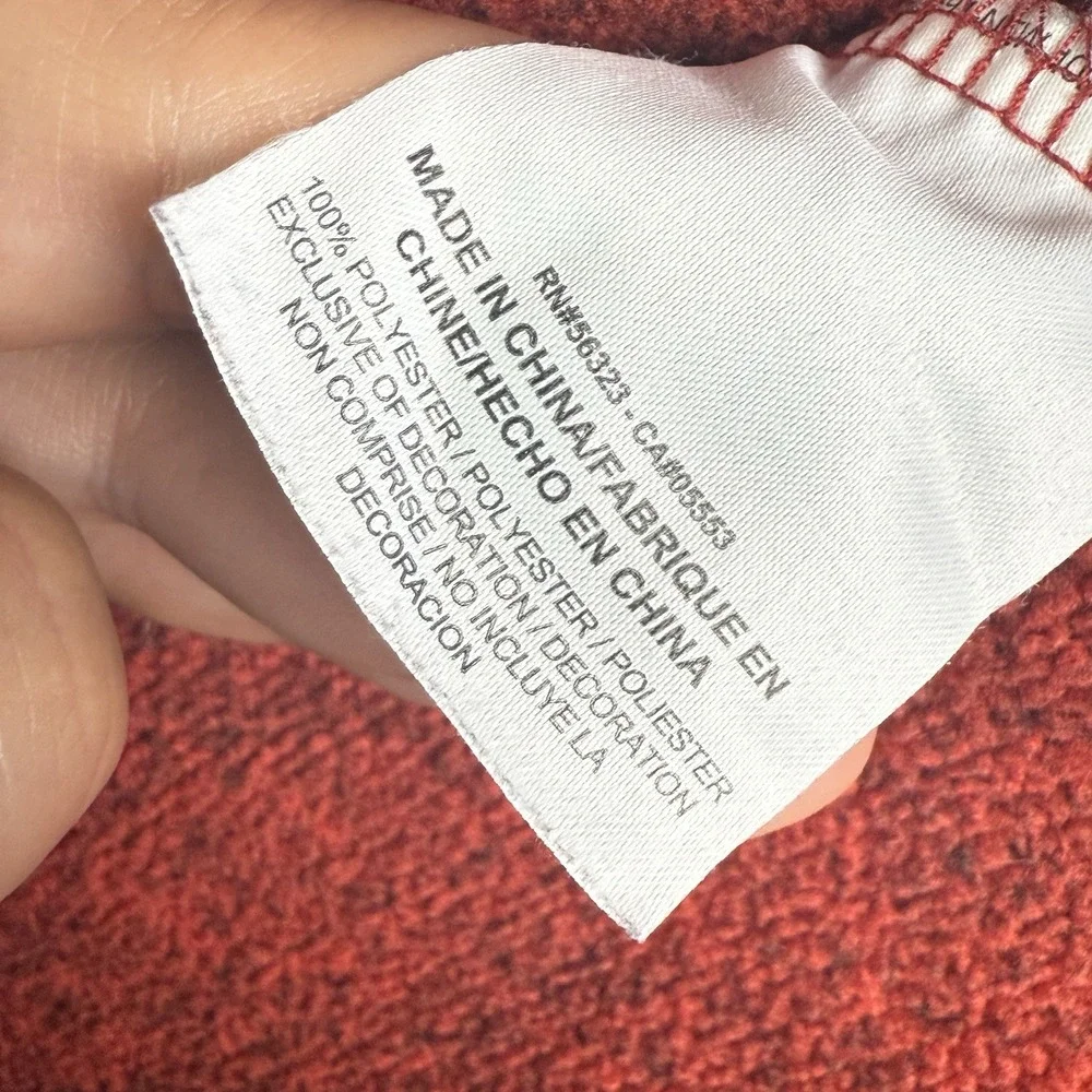 Nike Hypernatural Therma Fit Pullover Fleece Hoodie 806981-654 Red Womens XL VTG